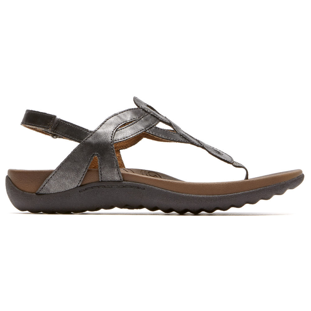 Sandalias Rockport Mujer Mexico - Ramona Grises - SJGBO6902